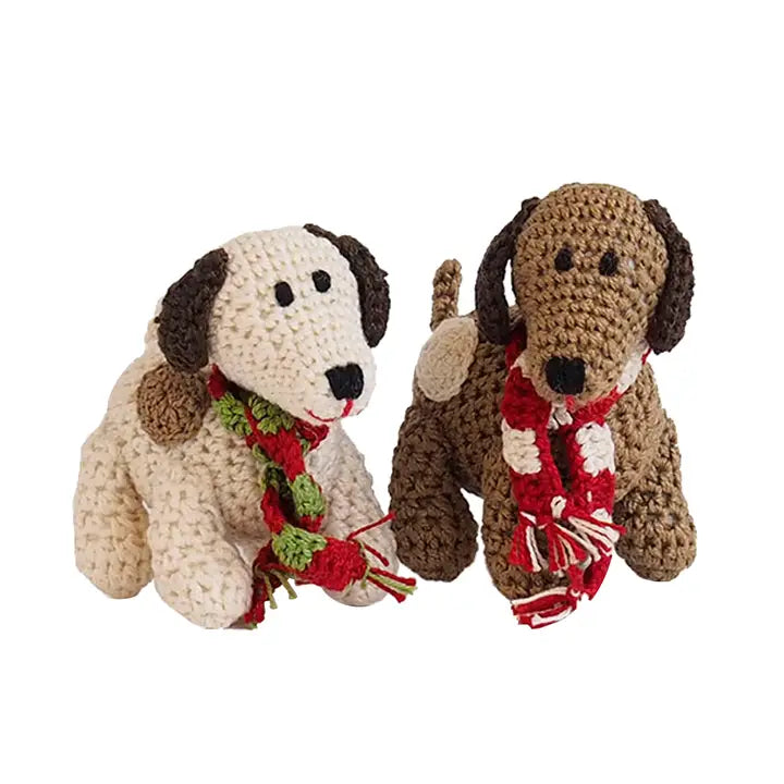 ORNAMENT SPOTTED DOG CROCHET