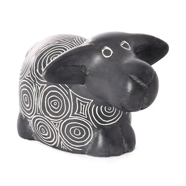 SHEEP SWIRLY SMALL SOAPSTONE