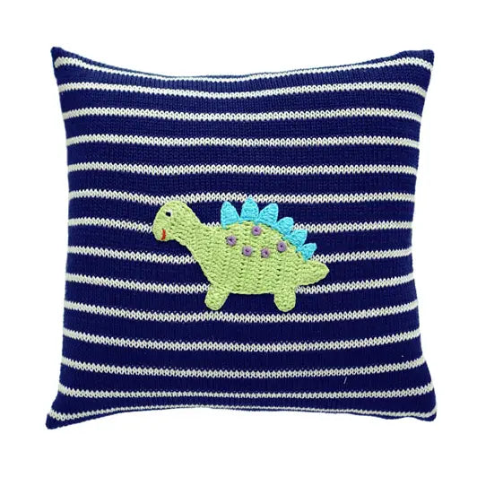 PILLOW DINOSAUR NAVY