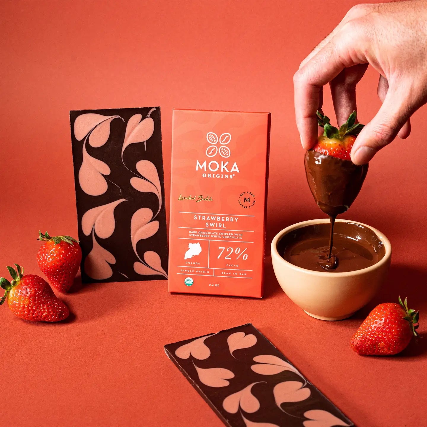 CHOCOLATE STRAWBERRY SWIRL
