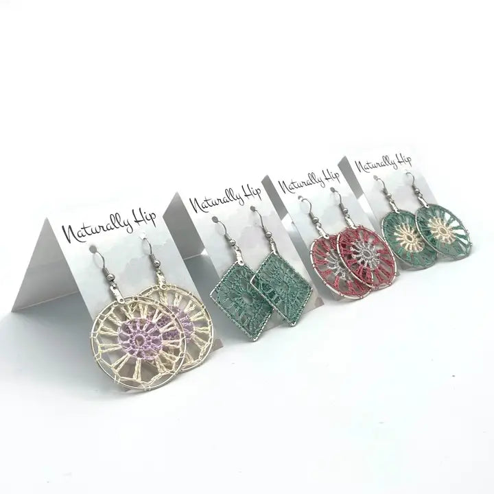 EARRINGS CROCHETED SWEET DREAMS