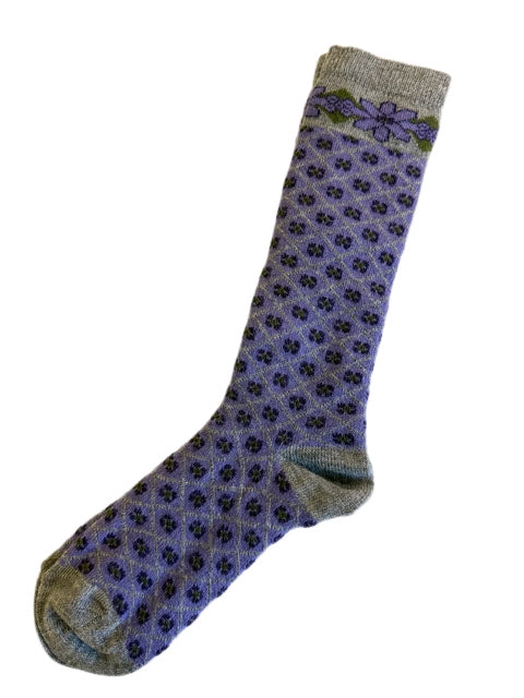 SOCKS ALPACA CORENA GRAY MED