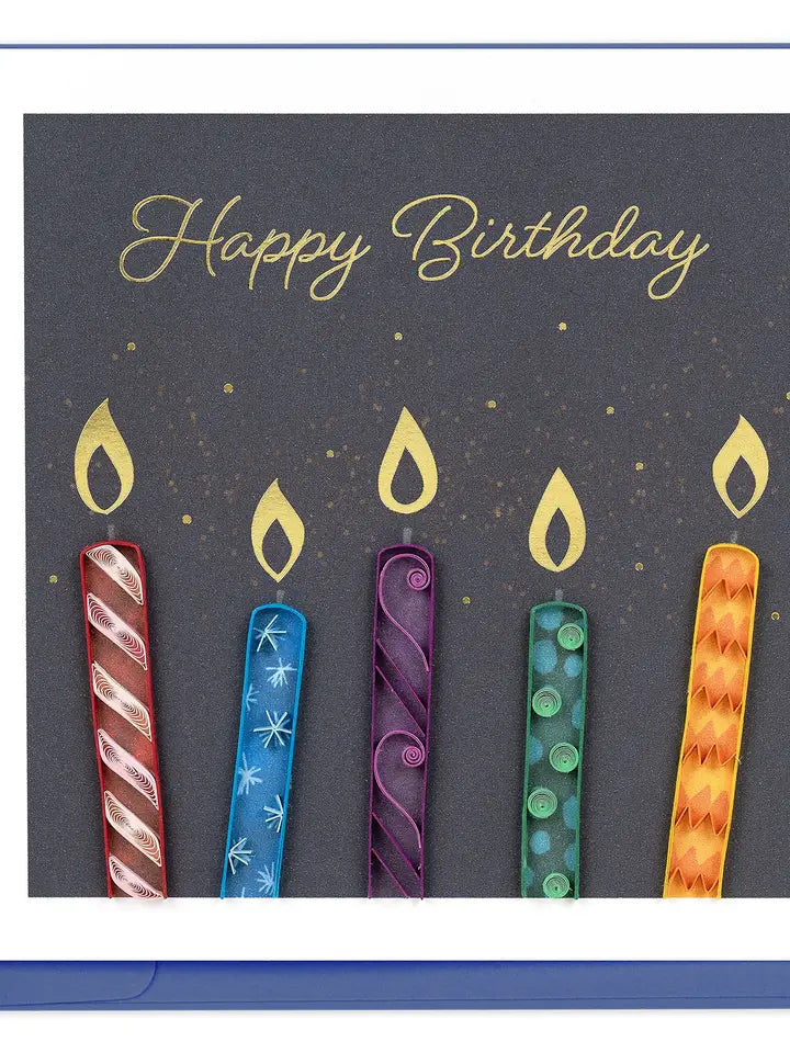 CARD MAKE A WISH CANDLES