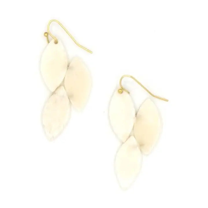 EARRING BONE LEAF