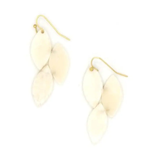 EARRING BONE LEAF