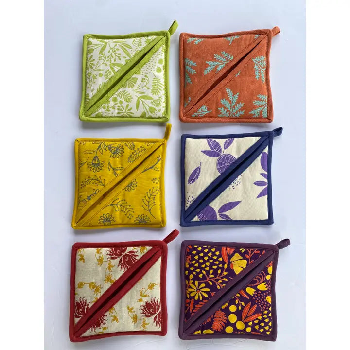 POTHOLDER SCREEN PRINT POCKET LOOP STX-DK-WDP