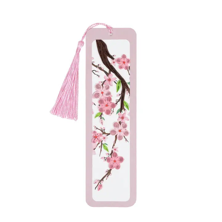 BOOKMARK QUILL CHERRY BLOSSOM