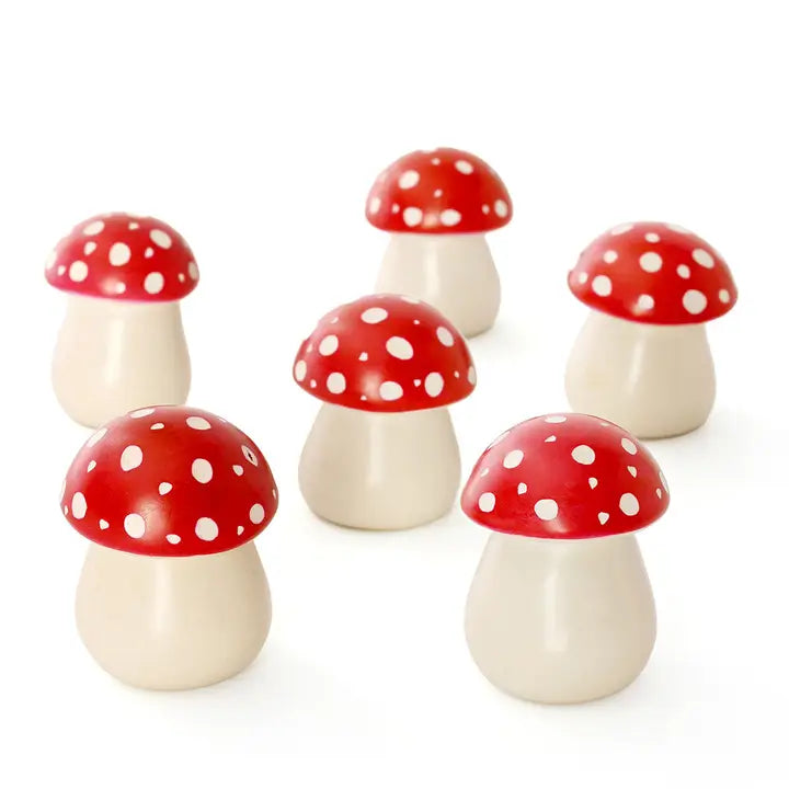 MUSHROOM RED CAP MINI SOAPSTONE