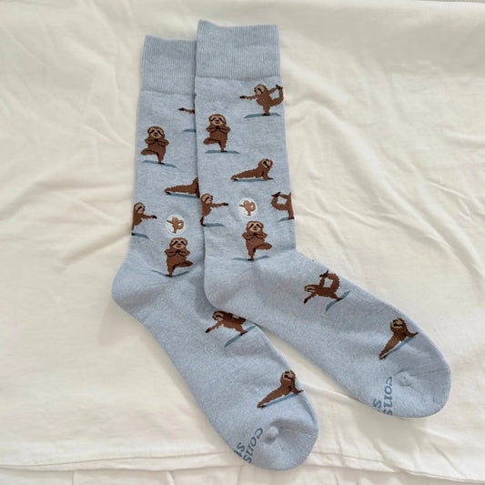 SOCKS CREW MENTAL HEALTH SLOTH MED
