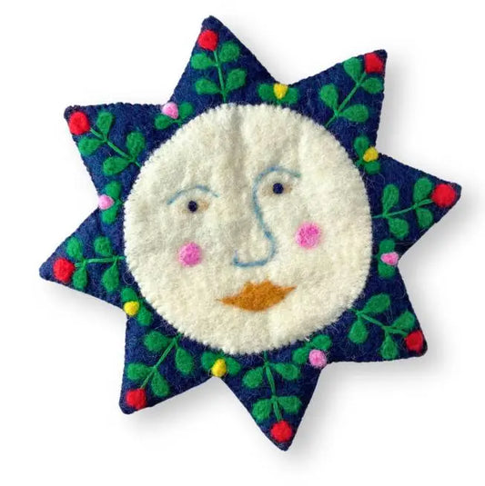 TRIVET FELT STAR SUN
