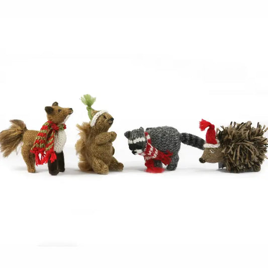 ORNAMENT WOODLAND ANIMAL KNIT
