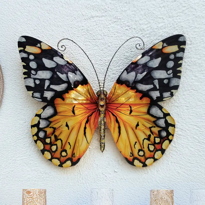 WALL ART BUTTERFLY MONARCH LG