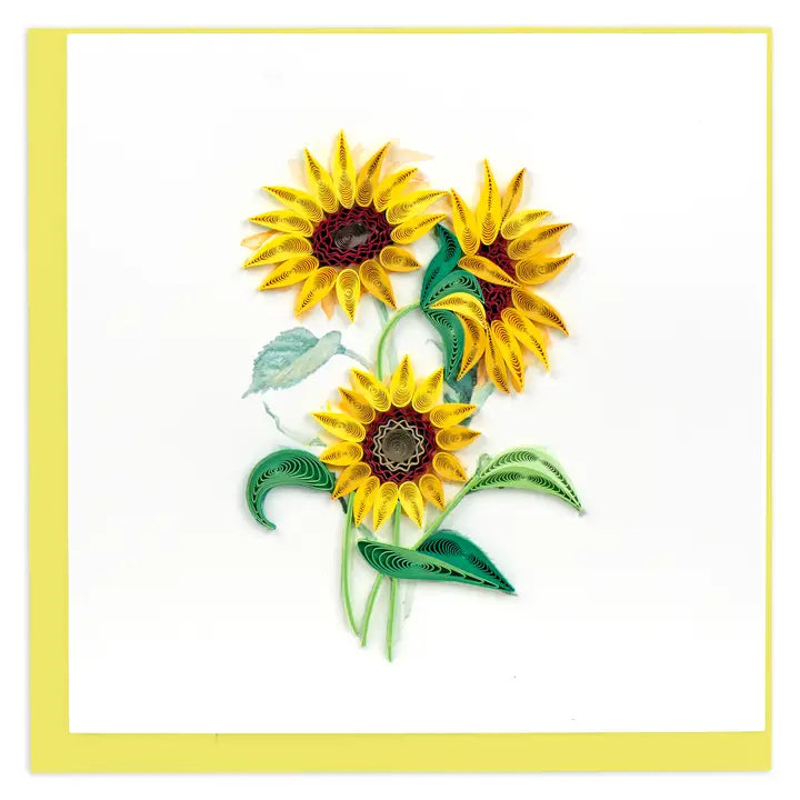 CARD WILD SUNFLOWERS