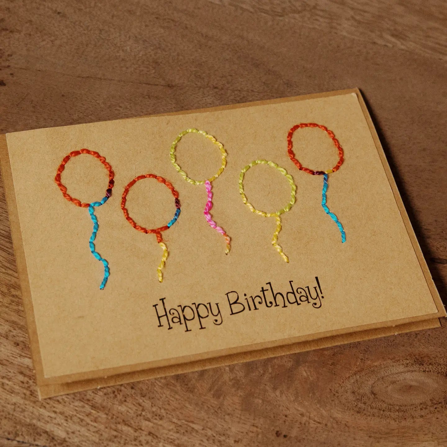 CARD STITCH BIRTHDAY BALLOONS