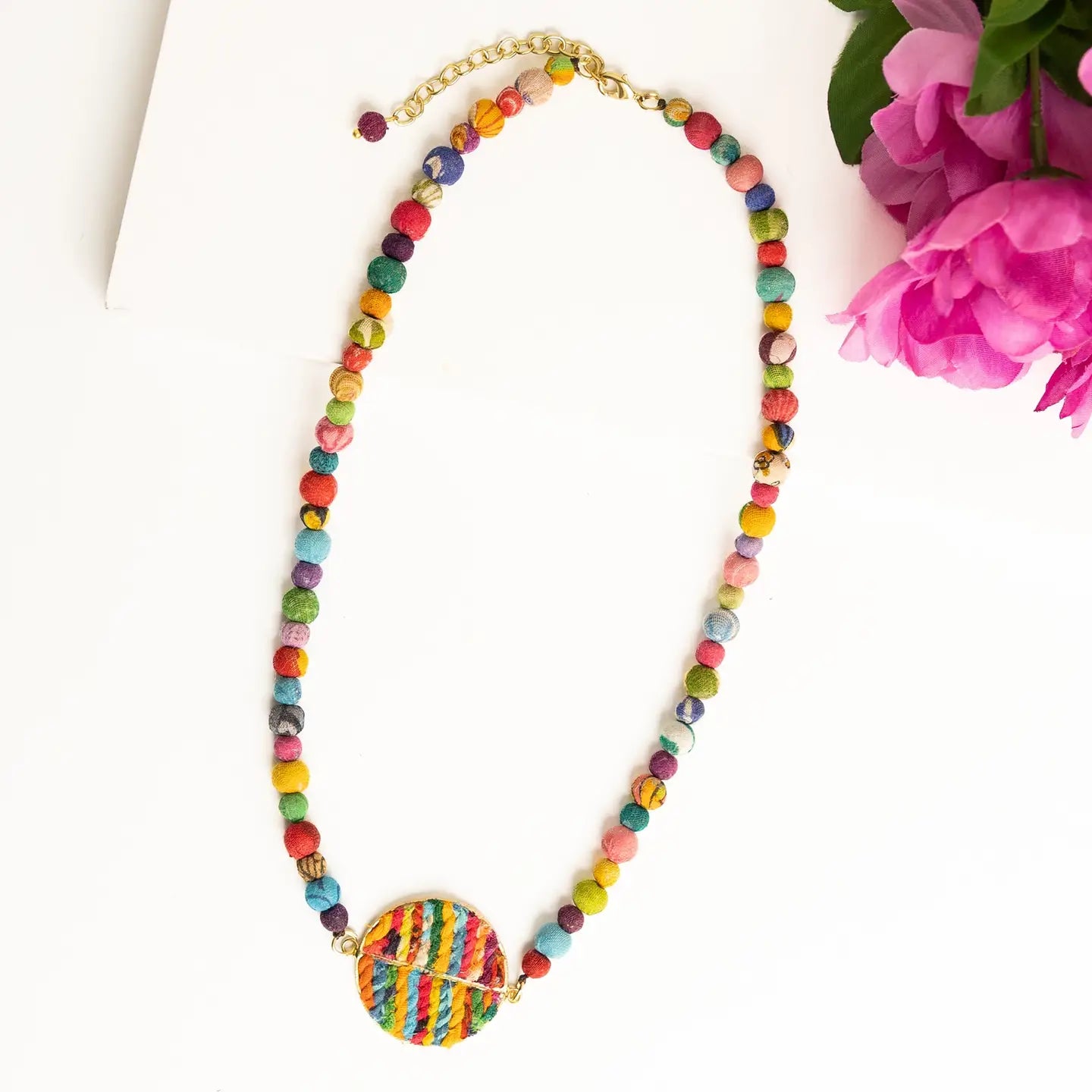 NECKLACE KANTA PRISMATIC PENDANT