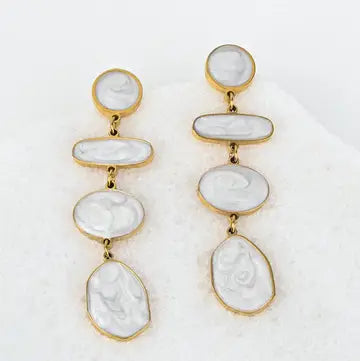 EARRINGS LUINAR ECLIPSE IVORY DROP