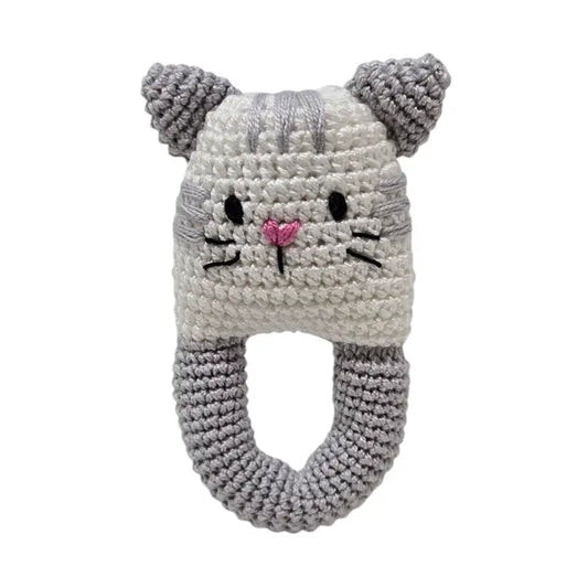 TOY RATTLE CAT CROCHET