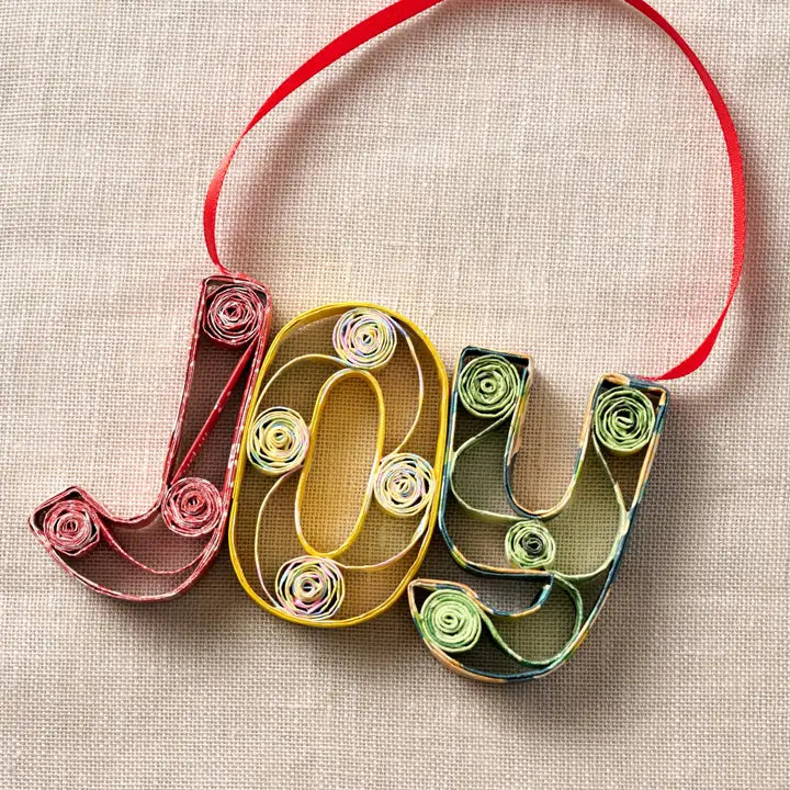 ORNAMENT VUI JOY QUILLED