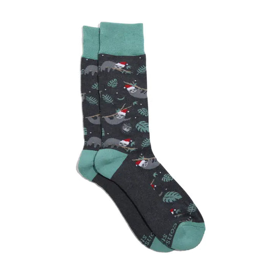 SOCKS HOLIDAY SLOTH MEDIUM