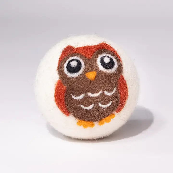 DRYER BALL BROWN OWL