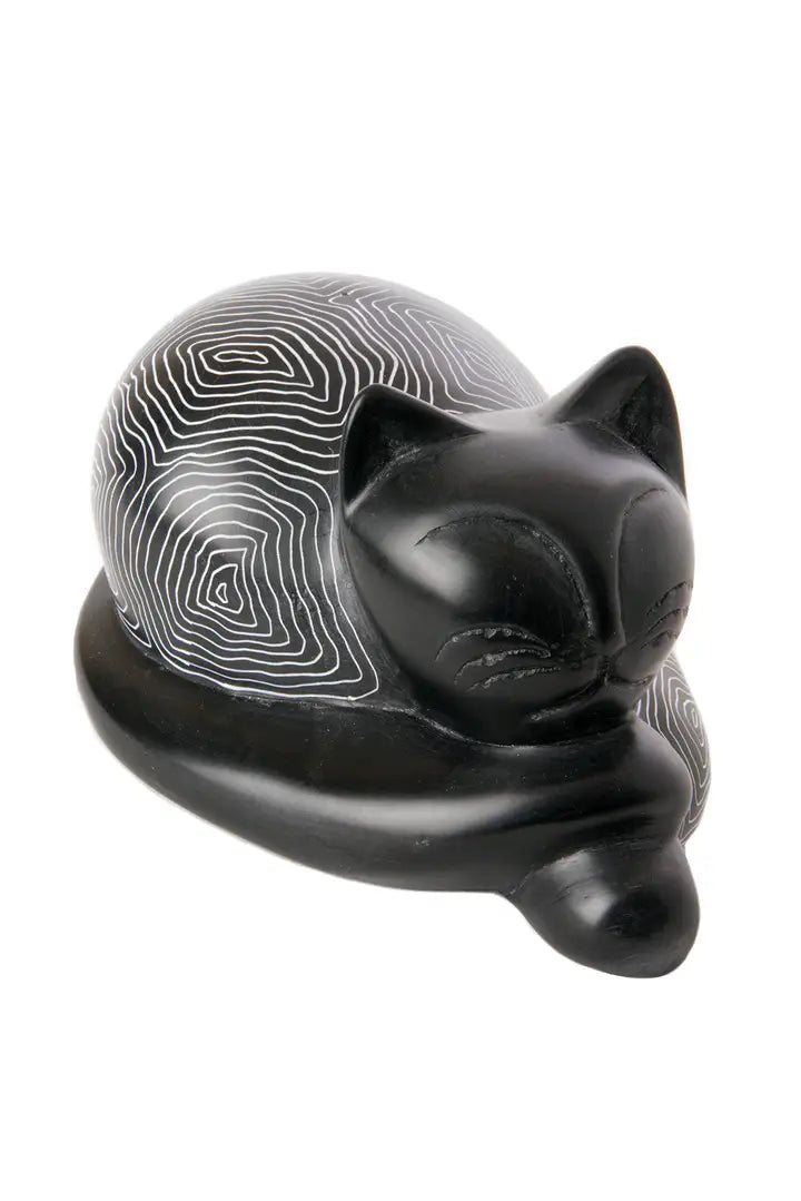 CAT COZY BLACK SOAPSTONE