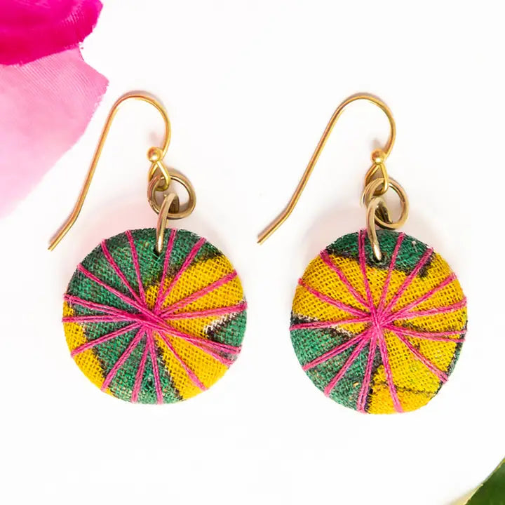EARRING KANTHA THREADBURST SOLO