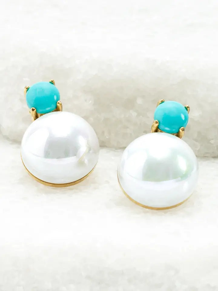 EARRING HARBOR PEARL DROP