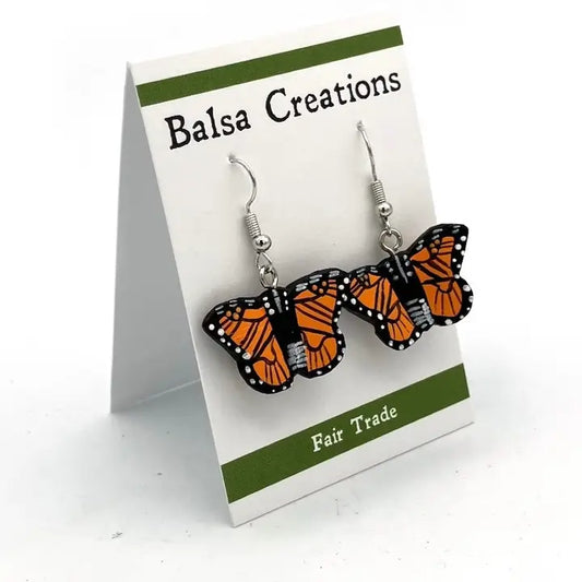 EARRING BALSA WOOD ASSORTED