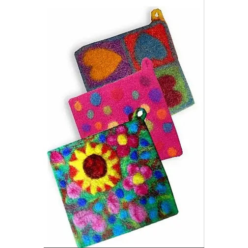 POTHOLDER FELT COLORFUL STX-HB-NFP