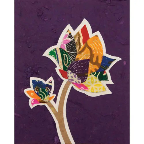 CARD BATIK FLOWER