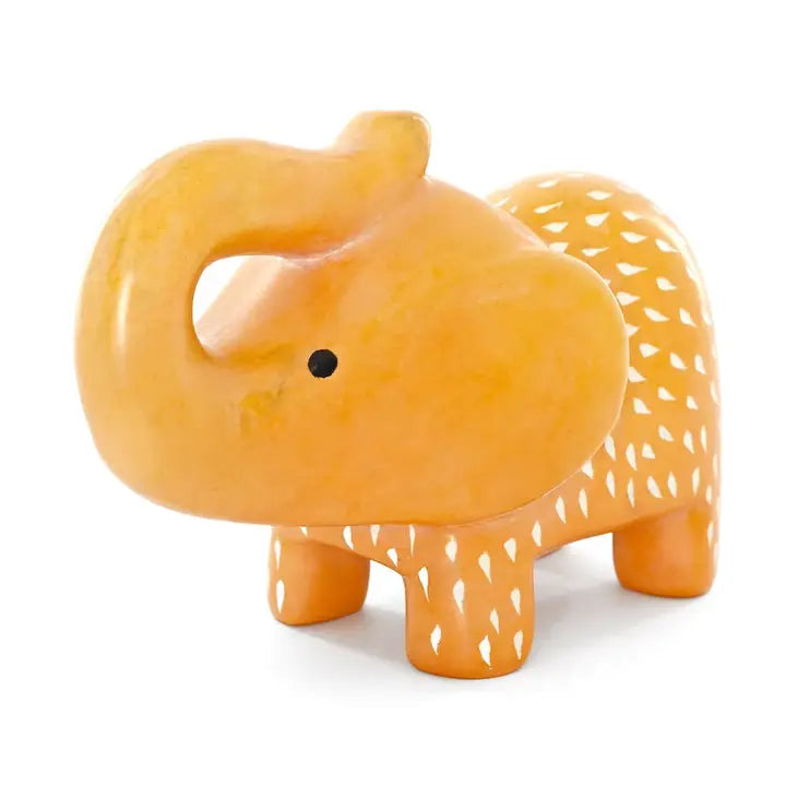 ELEPHANT SUNNY YELLOW SOAPSTONE