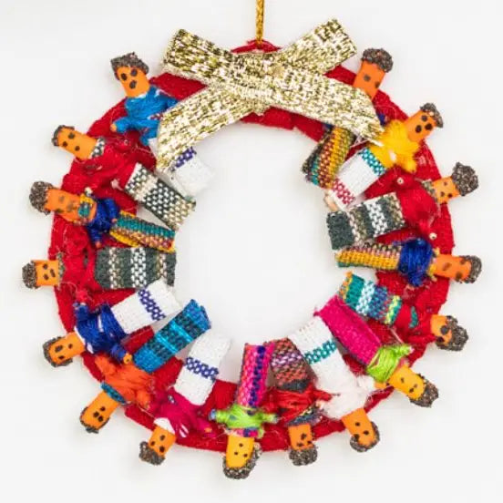 ORNAMENT WREATH WORRY DOLL