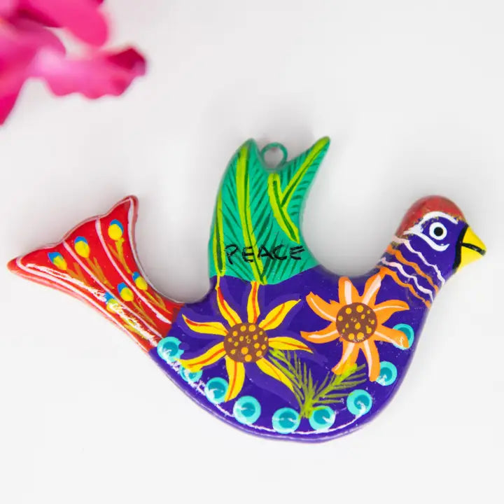ORNAMENT PEACE DOVE CERAMIC