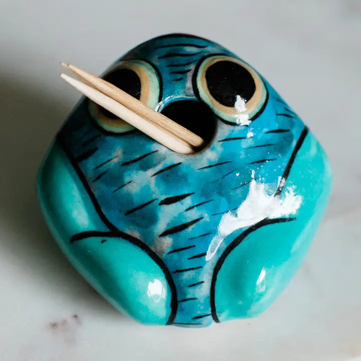 TOOTHPICK HOLDER FROG