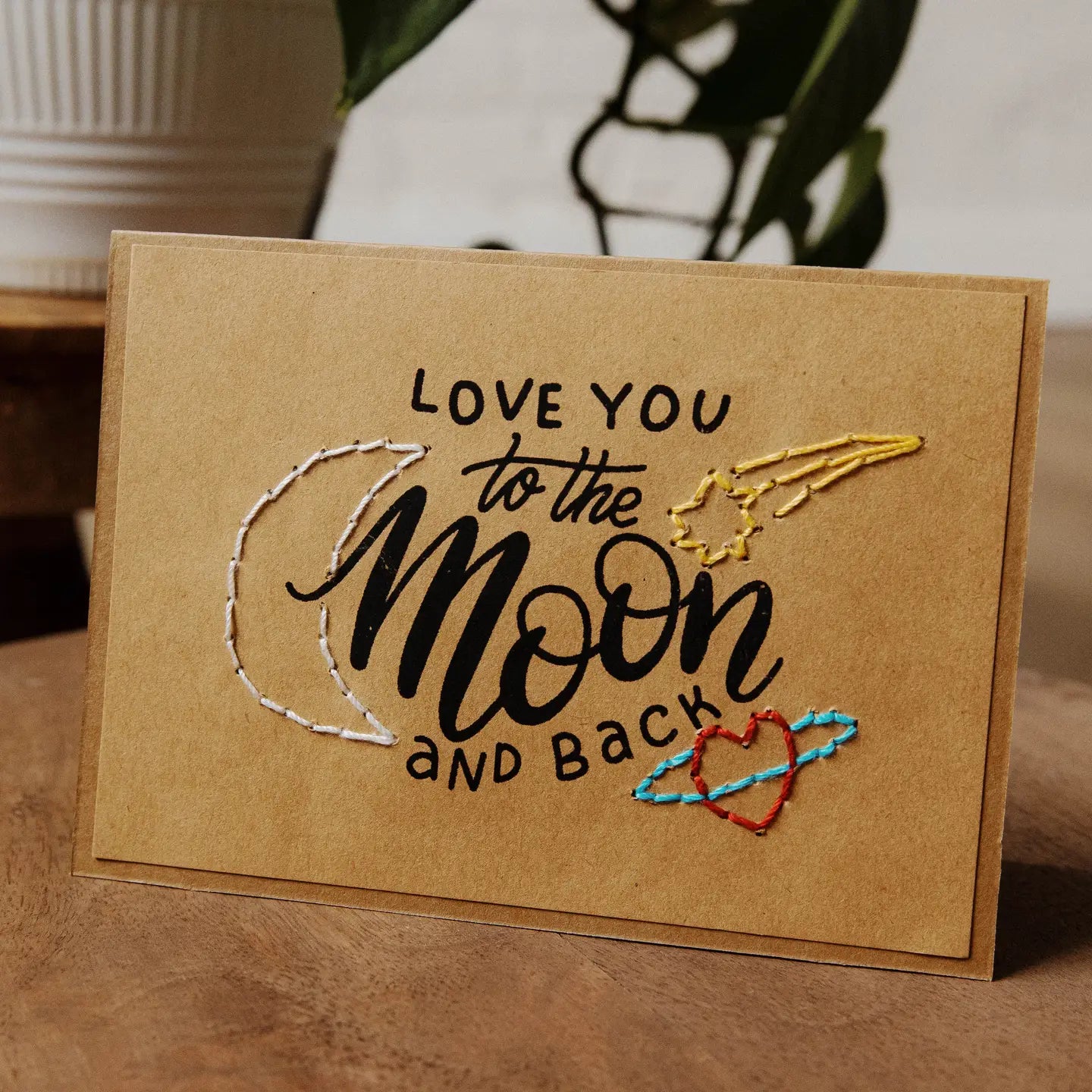 CARD STITCH LOVE YOU TO THE MOON & BACK