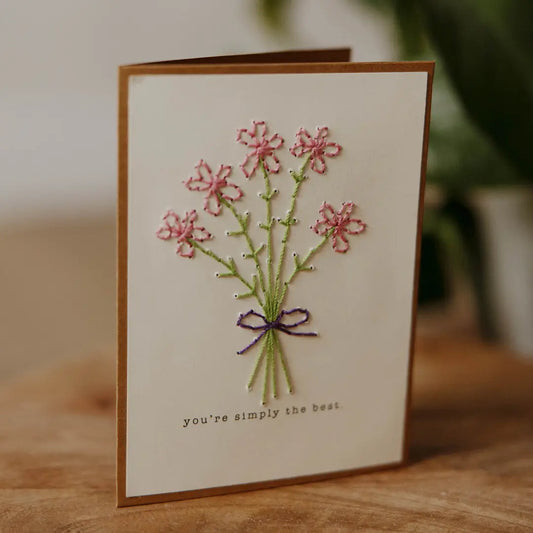 CARD STITCH SIMPLY THE BEST