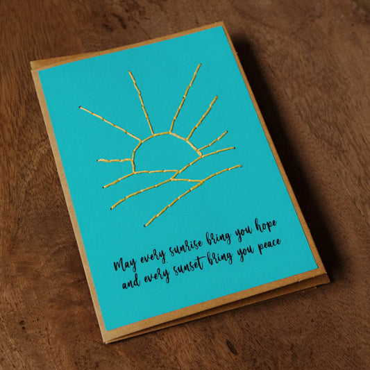 CARD STITCH EVERY SUNRISE