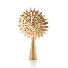 TREE TOPPER SNOWSTAR BRASS