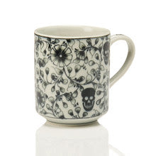 MUG FLORAL SKULL